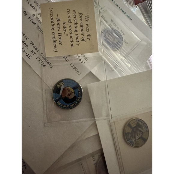 Elvis Presley Painted USA Quarters Mystic Lot 63+ commemorative authentic coins - Picture 3 of 11